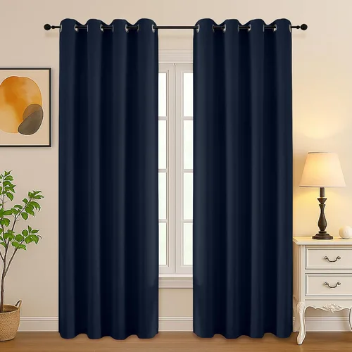 Vista 93 de Simplebrand Juego de 2 paneles de cenefa aguamarina para ventana de cocina de 14 pulgadas de largo, cortinas de oscurecimiento de habitación