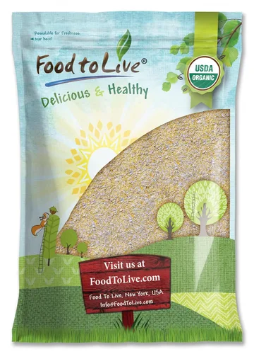 Vista 10 de Food to Live Harina de maíz orgánica a la antigua, gruesa, 12 onzas, sin OMG, grano entero, vegano, kosher, maíz molido amarillo a granel, ideal