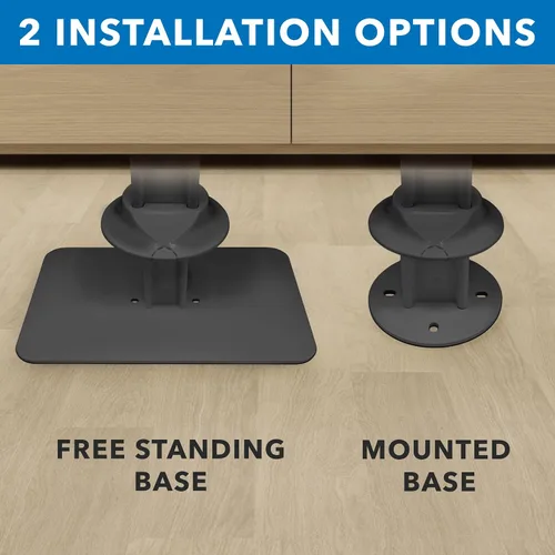 Vista 7 de Mount-It! Soporte de suelo antirrobo compatible con iPad, quiosco sin contacto con carcasa universal para iPads, soporte seguro de tableta con Negro