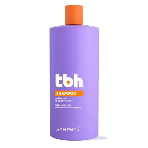 Vista 8 de TBH Champú para adolescentes y niños, champú hidratante ligero y desenredante para cabello seco, graso, fino, rizado y todo tipo de cabello, champú