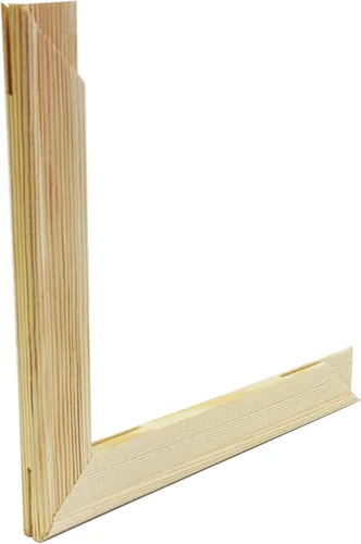 Vista 8 de WholeArtsFrames-com (SB6-075) - Barras de madera maciza de 0.75 pulgadas de profundidad de 6 pulgadas, marco de ensanchamiento de lienzo de madera