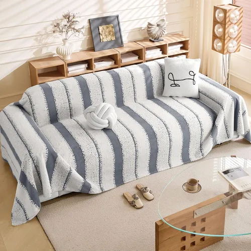 Vista 10 de Fundas de sofá para sofá seccional, funda de sofá para perros, fundas de sofá tipo manta, fundas para loveseat, funda para futón, funda