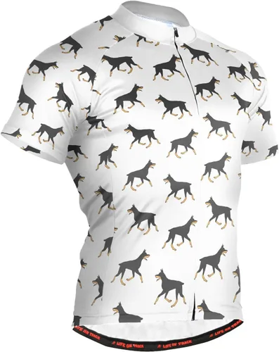 Vista 8 de Camiseta de ciclismo de manga corta para hombre Multi-Color 1