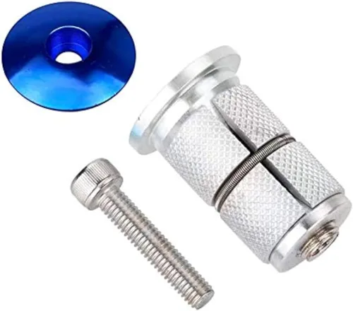 Vista 2 de Free-fly Bike Stem Headset Top Cap,Aluminum Alloy Bicycle Headset Top Cap Bike Fork Expander Bung Plug
