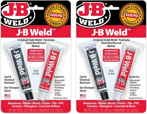 Vista 9 de J-B Weld 8265S Original - Epoxi reforzado de acero de soldadura en frío - 2 onzas