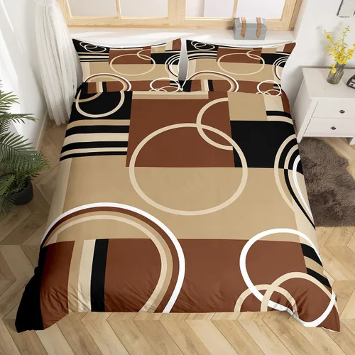 Vista 47 de Erosebridal Bohemian Duvet Cover Twin Country Southwestern Comforter Cover for Kids Teens Boho Aztec Arrows Diamond Bedding Set Black Gray Geometric