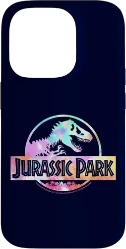 Vista 17 de Funda con logotipo para iPhone 16 Jurassic Park Tie Dye Fill