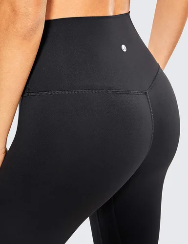 Vista 3 de CRZ YOGA - Pantalones de yoga ajustados con cintura alta para mujer, con sensación de segunda piel, para yoga y entrenamiento, leggings