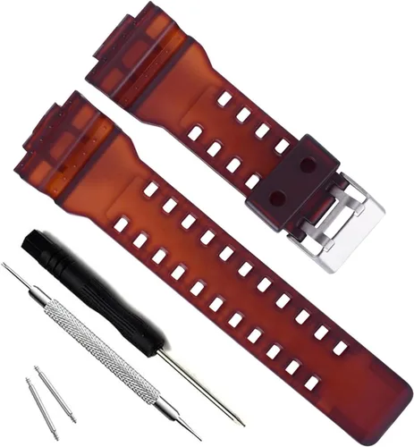 Vista 41 de My Time OliBoPo - Correa de repuesto de resina natural para reloj Casio G-Shock GD120/GA-100/GA-110/GA-100C