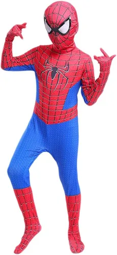 Vista 2 de Uematu Disfraz de Halloween para niños, traje de cosplay de superhéroe