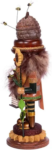 Vista 4 de Kurt S. Adler Cascanueces Hollywood Bee Keeper de 15 pulgadas, multicolor