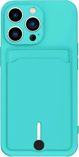 Vista 8 de Funda para iPhone 7 Plus 8 Plus con Portador de Tarjetas - Delgada + Funda Cartera de Teléfono Protectora de Silicona para Mujeres y Hombres (Negro)