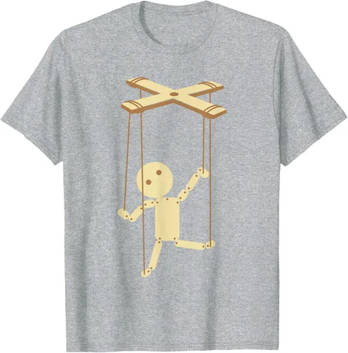 Vista 53 de Puppeteering - Camiseta de marionetas Ventrílocuo de tiriteros, Negro, S