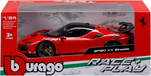 Vista 6 de Bburago 1:24 Ferrari R&P SF90 XX Stradale