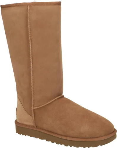 Vista 4 de UGG Botas altas clásicas II para mujer Castaño