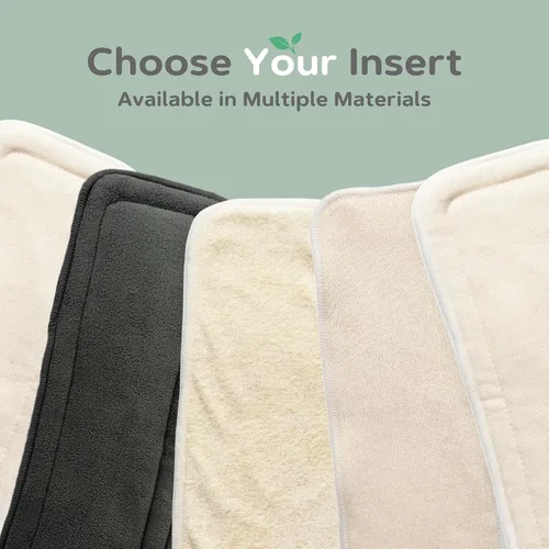 Vista 8 de Insertos de pañales de tela, paquete de 14 forros reutilizables de 4 capas para pañales de bolsillo, lavables, absorbentes y transpirables