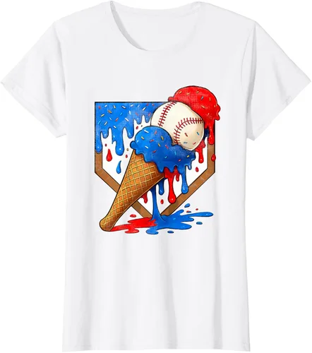 Vista 15 de Camiseta de béisbol desgastada para niños y jóvenes