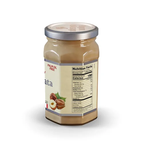 Vista 4 de Rigoni di Asiago Nocciolata Bianca - Crema orgánica de avellanas, 8.82 onzas, sin cacao