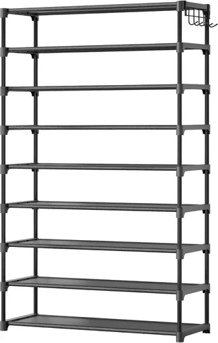 Vista 12 de Kitsure Zapatero – Organizador de zapatos de 2 niveles, zapatero para armario, entrada, dormitorio, estante de almacenamiento de fácil montaje