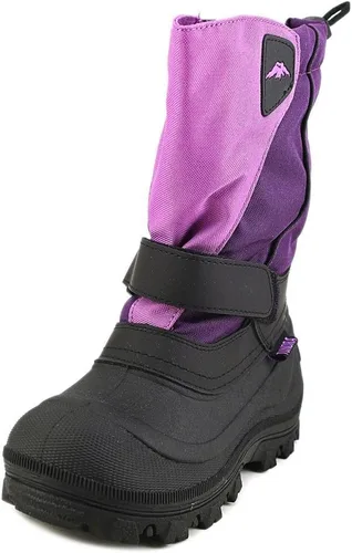 Vista 9 de Tundra Unisex-Child Quebec, Watter Resistant Winter Boots Negro/Rojo