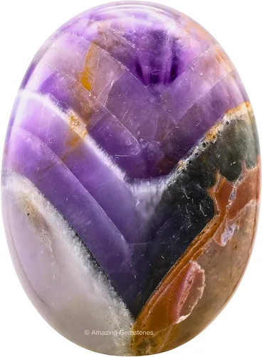 Vista 77 de Piedras de Siete Chakras de Amazing Gemstone y Piedras Curativas - Grandes Piedras de Palma de Cristal - Cristal para Buena Suerte, Energía Positiva