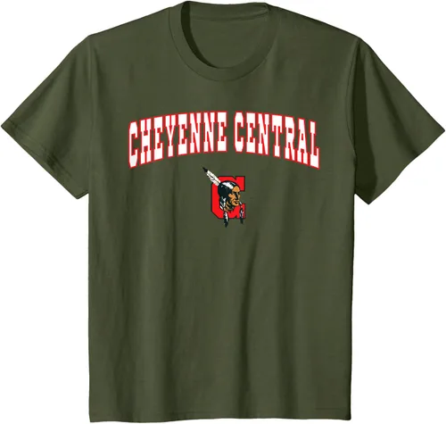 Vista 8 de Cheyenne Central High School Indians T-Shirt C2
