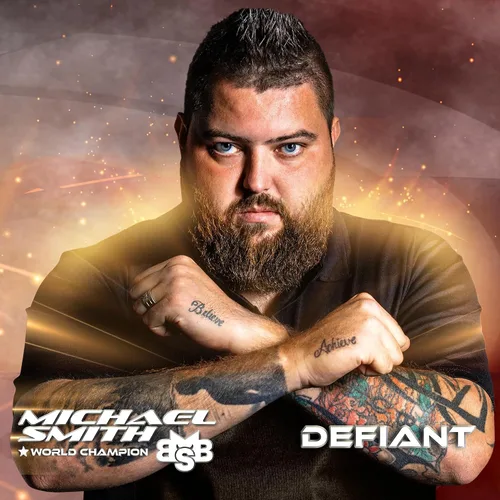 Vista 7 de Shot! Punta de acero para dardos, Michael Smith Defiant (0.81 oz/0.85 oz/0.88 oz/0.95 oz), 90% barril de tungsteno, peso central, juego de dardos