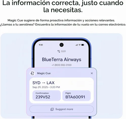 Vista 6 de Google Pixel 10 - Smartphone Android desbloqueado - Asistente Gemini AI, cámara trasera triple avanzada, batería de carga rápida de 24+ horas