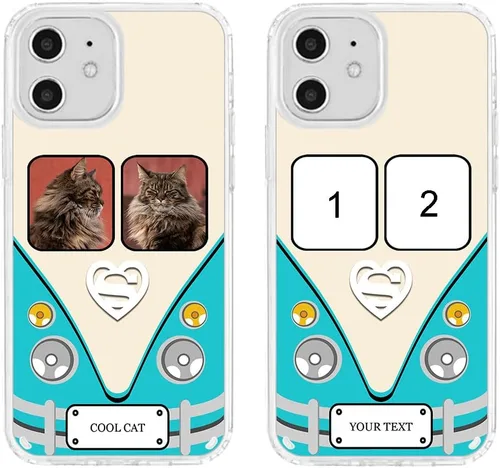 Vista 235 de Funda de teléfono personalizada para Apple iPhone 8 Plus iPhone 7 Plus, personalizada con foto, imagen, texto, imagen, diseño de imagen