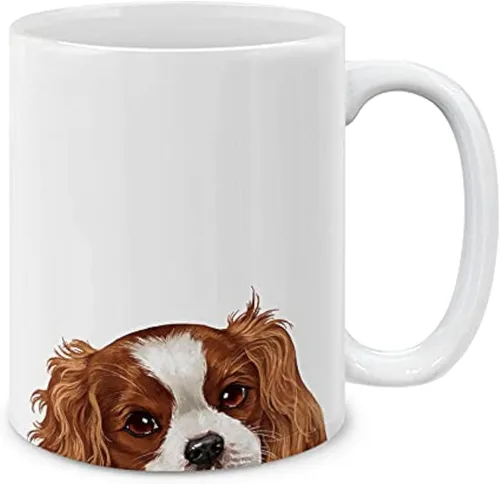 Vista 11 de MUGBREW Taza de cerámica con diseño de bichon frisé, taza para café o té, 325 ml