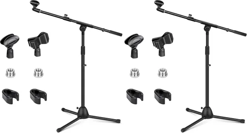 Vista 10 de CAHAYA Mic Stand Heavy-Duty Super Resistent Tripod Boom Height Adjustable