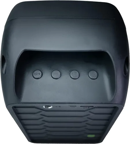 Vista 6 de QFX BT-60-BK Altavoz Bluetooth de 4 "con luces LED - Negro