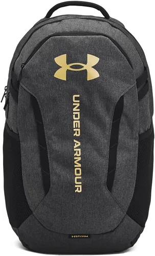 Vista 25 de Under Armour Mochila Hustle 6.0 unisex para adultos (002) Negro / Negro / Blanco