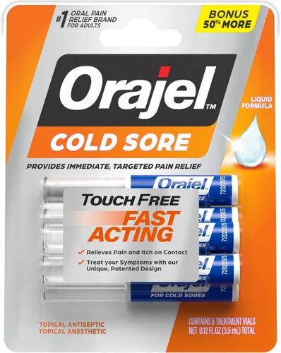 Vista 20 de Tratamiento para fuegos bucales, dosis única. De Orajel, 1, 1