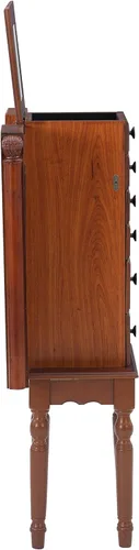 Vista 18 de Armario de joyería Powell ligeramente desgastado "Deep Cherry