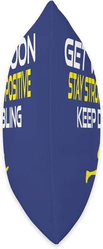 Vista 2 de DesignsByKelley Best Wishes Fast Recovery Gifts Get Well Soon - Almohada de baloncesto para niños, niñas, adolescentes, atletas, 15.7 x 15.7 in