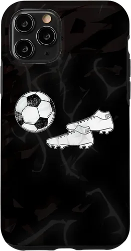 Vista 27 de iPhone 16 Balón de fútbol y zapatos Cool Football Sport Jugadores Equipo Caja de regalo