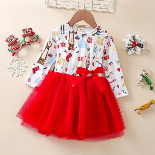 Vista 2 de Trajes de Halloween para niñas pequeñas, mini vestido acampanado, ropa de otoño Newbron, ropa de bebé niña