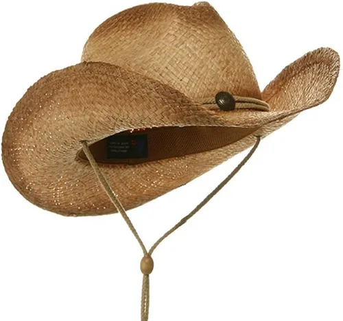 Vista 5 de Gorra de vaquero de paja MG Tea Stained, talla única , Natural