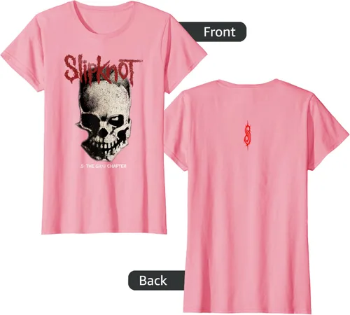 Vista 32 de Slipknot Tribal Calavera playera, niños 12, Rojo