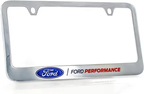 Vista 6 de Marco negro de plástico UV Ford Performance para matrícula