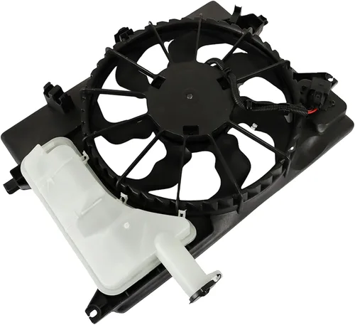 Vista 3 de munirater Reemplazo del conjunto del ventilador de refrigeración del radiador para 2011-2013 Elantra Sedan 25380-3X100 HY3115133 321-55027-100
