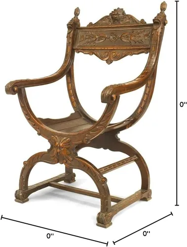 Vista 2 de ARTIZANSTORE Muebles de madera italianos del estilo del Renacimiento Savonarola