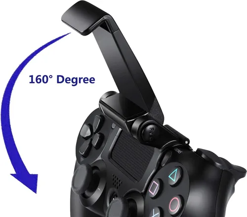Vista 6 de BLUE LAKE Performance Redesign - Soporte de clip para teléfono para Playstation 4 Slim Pro PS4 Wireless Controller (2 PAC)