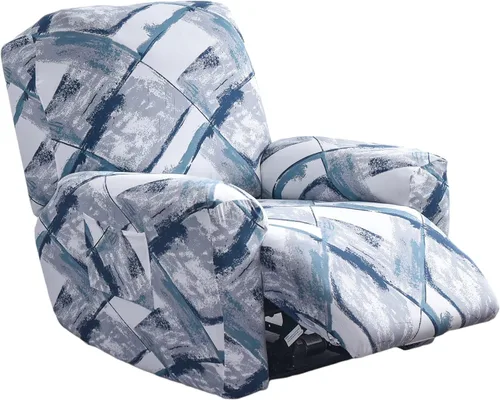 Vista 41 de Eco-Ancheng Fundas reclinables Lazyboy de 4 piezas, fundas para sofá reclinable, fundas antideslizantes para sillas reclinables, con bolsillos
