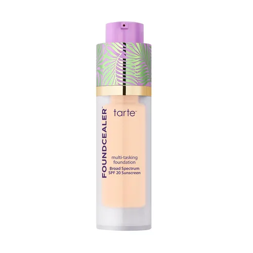 Vista 33 de tarte Babassu Foundcealer Base Dewy - Protector solar SPF 20 de amplio espectro, base y corrector en 1 con SPF, maquillaje vegano para el cuidado