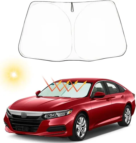 Vista 9 de Parasol plegable para parabrisas delantero de automóvil, protector de parasol de ajuste personalizado para Honda CR-V 2012 2013 2014 2015 2016