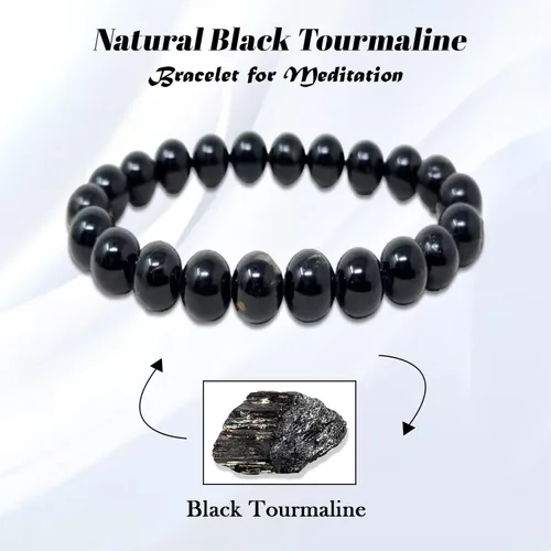Vista 2 de Pulseras de piedras preciosas para mujeres y hombres, pulsera de cristal curativo para meditación, reiki y yoga, pulsera con cuentas de piedras