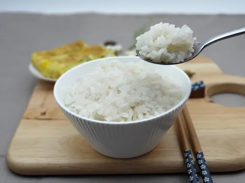 Vista 3 de Minecook Arroz blanco Konjac Keto de arroz, a base de plantas, arroz bajo en carbohidratos, perfecto para salteado, pilaf de arroz y pudín de arroz