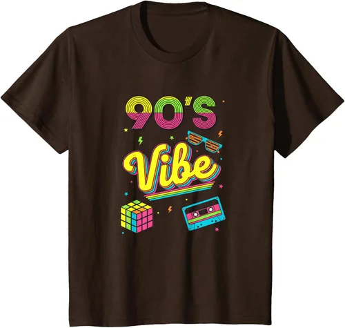 Vista 36 de 90s Nostalgia Retro Apparel - 90'S Vibe Retro T-Shirt Negro